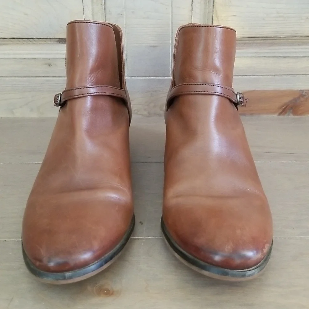 Sam Edelman Palmer Brown Leather Bootie